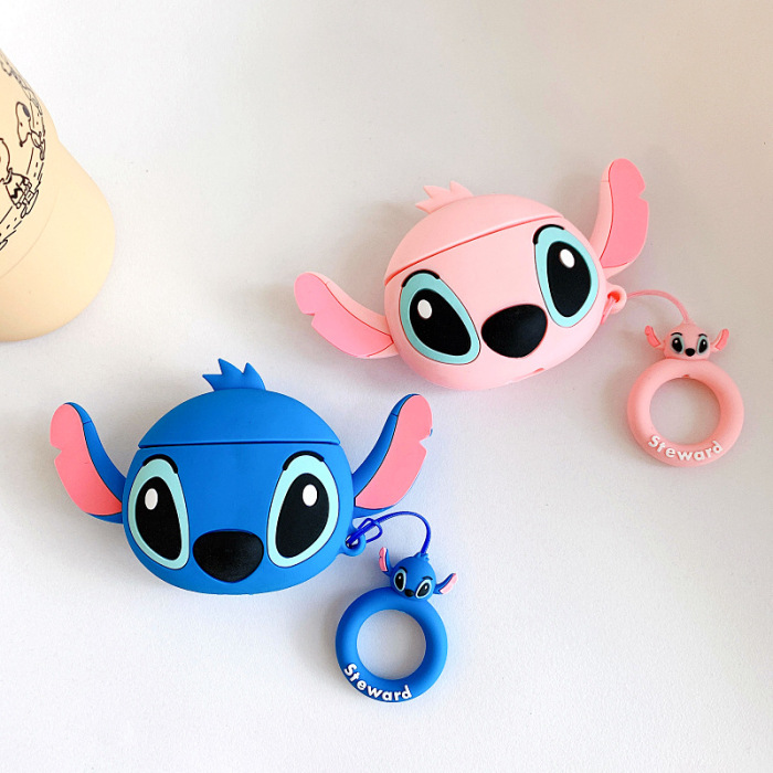 Stitch Cartoons Silicone Apple Earphone Case For Airpods Pro/ Airpods1/2