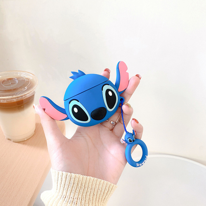 Stitch Cartoons Silicone Apple Earphone Case For Airpods Pro/ Airpods1/2
