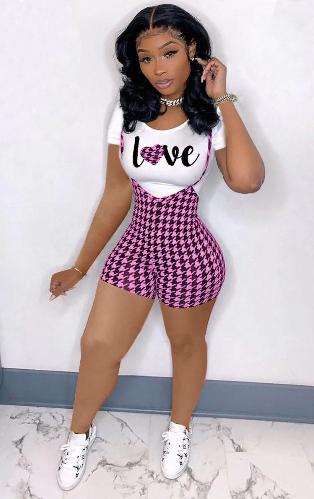 Printed Summer Hot Two Piece Cute Sets