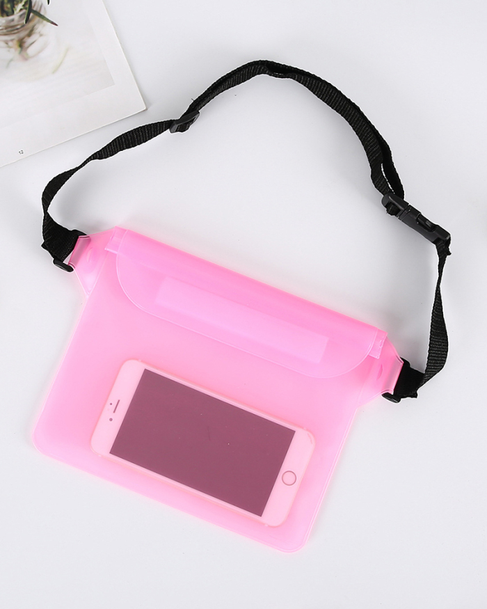 Large Capacity Waterproof Mobile Phone Bag Storage Waist Pack Bag Underwater Cell Phone Cover Accessories for Mobile Phones