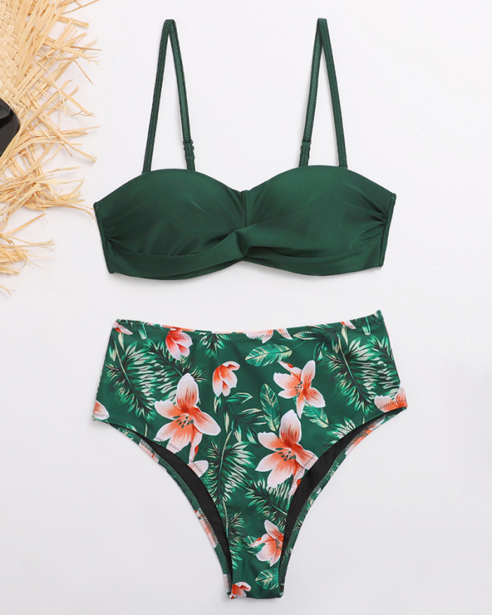 New Sexy Print Two-piece Swimsuit Size S-XL