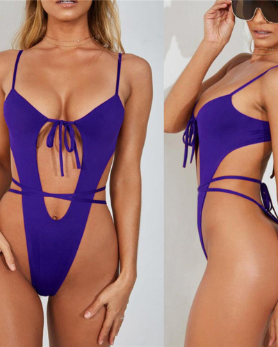 2019 Blue women wholesale one piece swimsuit