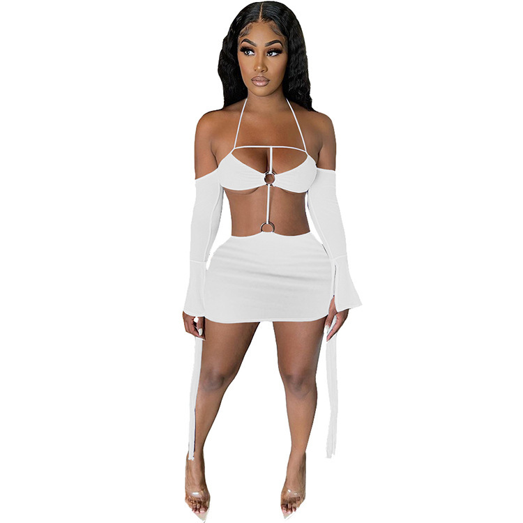 Hollow Out Women Sexy Party Dress