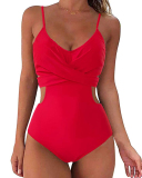 One-piece Solid Red