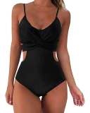 One-piece Solid Black