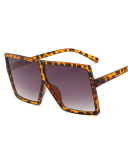 Leopard Frame Double Gray
