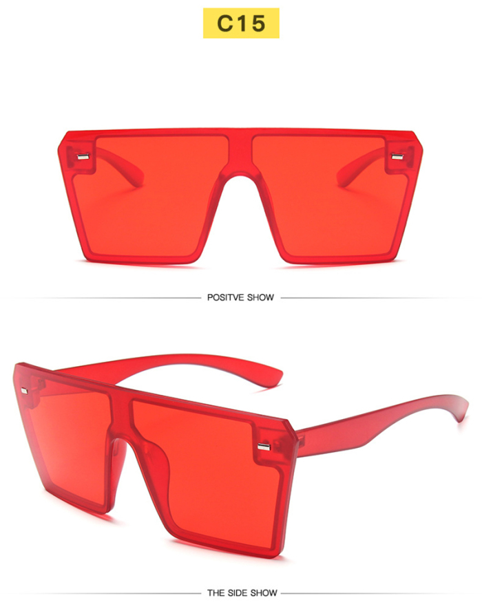 (weight limited >21kgs)New Style Fashion Colorful Retro Regular Box Personality Sunglasses
