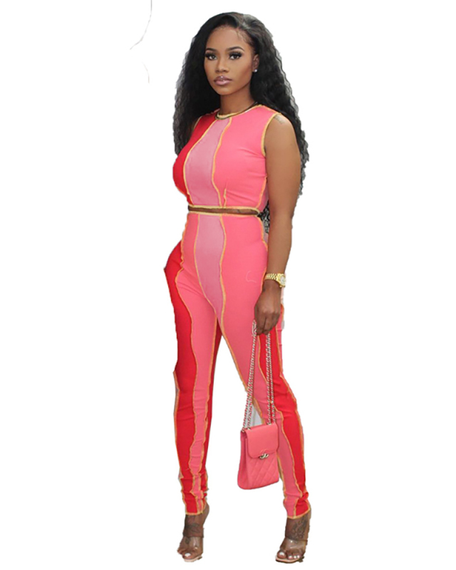 Sleeveless Women Hot Summer Two Piece Set S-XXL