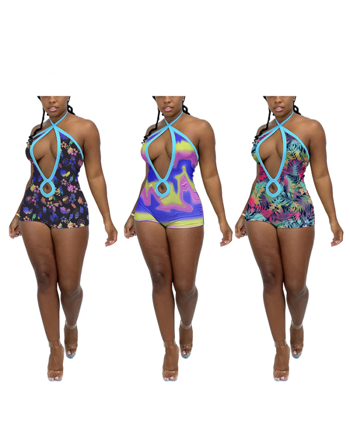 Summer Fashion Hollow-out Romper Multi Style S-XXL