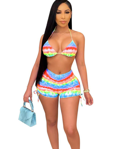 Printed Summer Hot Two Piece Set  S-XXL