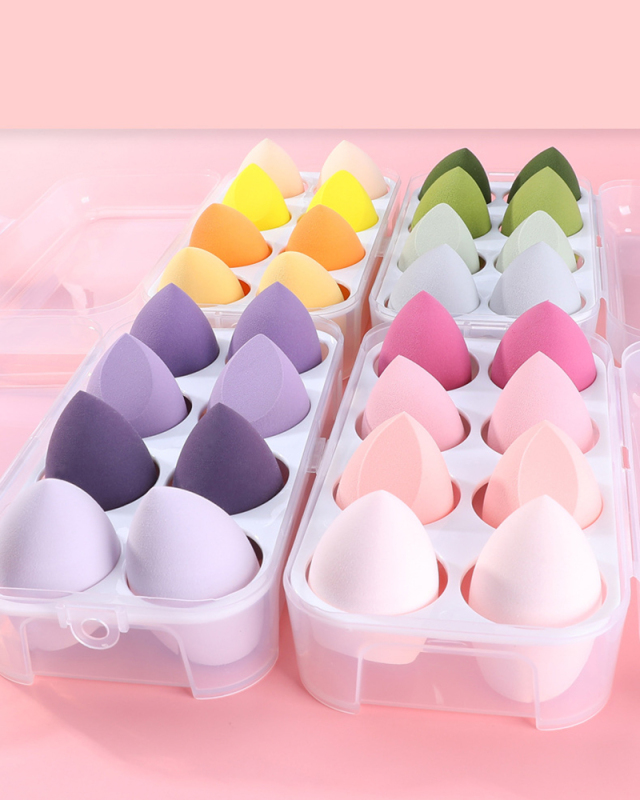 Water Swelling Makeup Sponge Multi Color