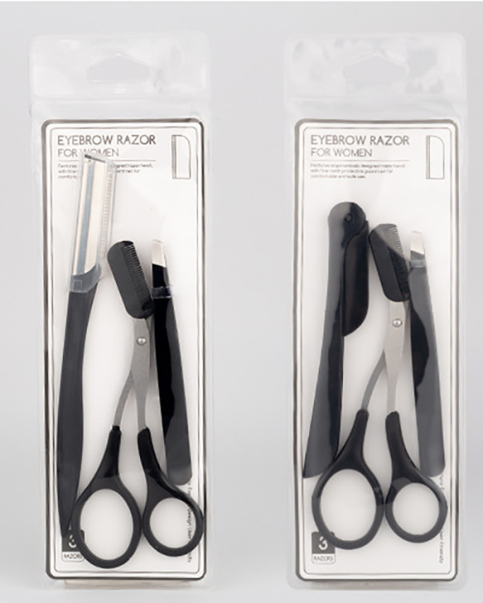 Men and Women Available Eyebrow Trimming Three-piece Set