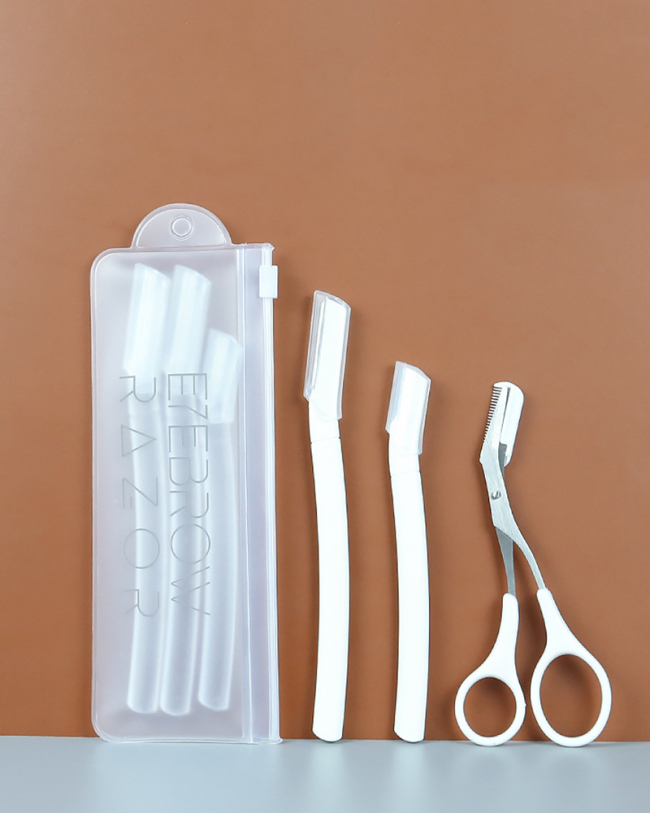 Close and wide toothed Multi Style Three-piece Eyebrow Tool Set