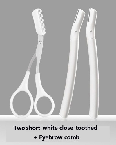 Close-toothed Safe Multi Style Three-piece Eyebrow Eyelash Tool Set