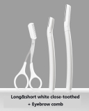 White close long short Comb
