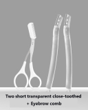 Two short close transparent Comb