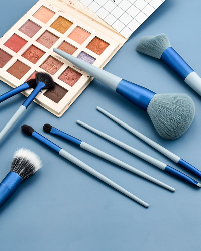 9pcs Makeup Brushes Set Wool Cosmetic Brushes Beauty Tools