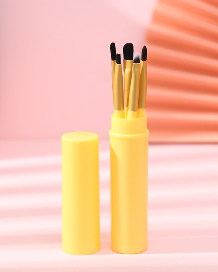 5pcs Mini Portable Soft Eye Shadow Brushes Set Cosmetic Tools Set