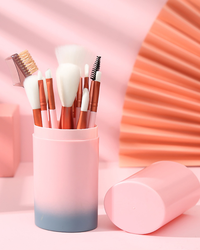 12pcs Brushes Set for Beginners Portable Multi-functional Brush Beauty Tools
