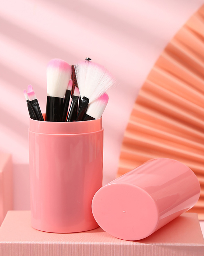 12pcs Brushes Set for Beginners Portable Multi-functional Brush Beauty Tools
