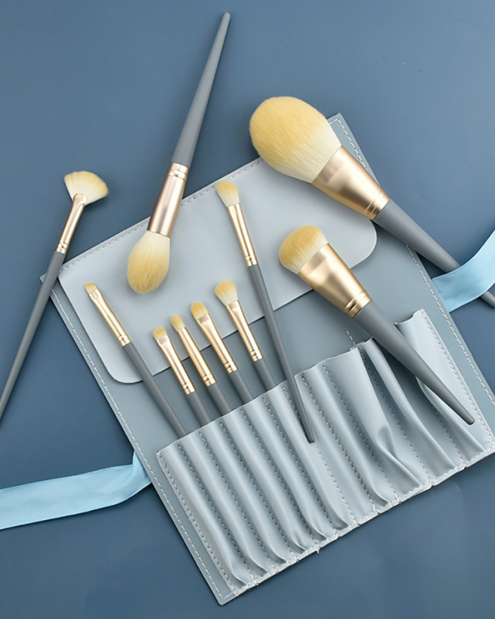 10pcs Beauty Tools Soft Makeup Brush Set