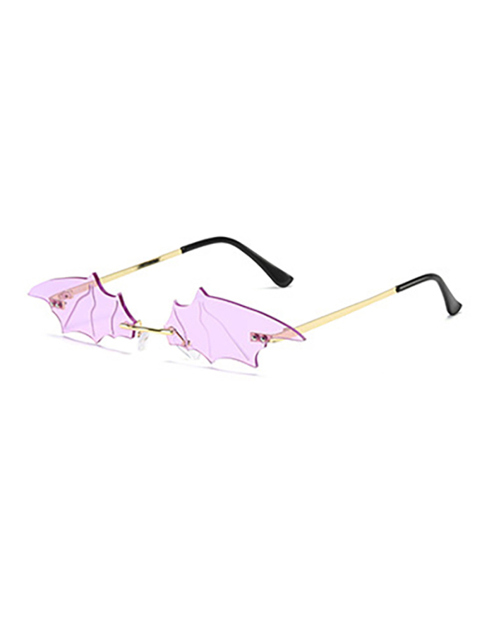 Solid Color Bat Modelling Sunglasses