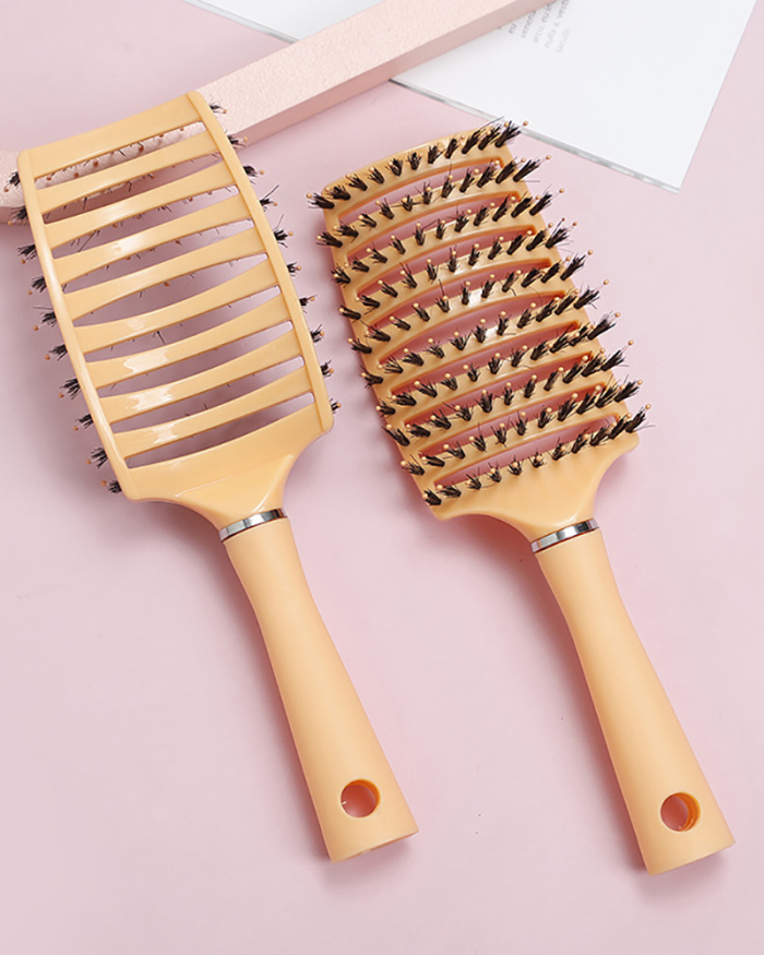 Hair Brush Scalp Massage Comb Paddle Brush Curling Comb Air Cushion Plastic Comb Bristles Comb