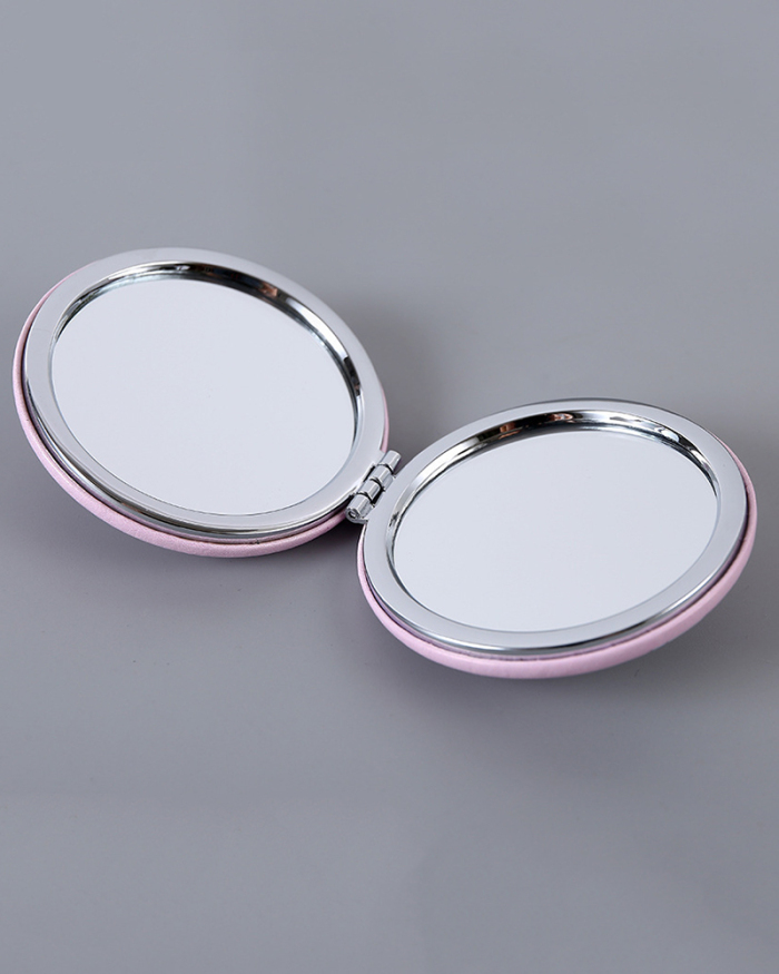 Folding Pony Printed Small Mirror Mini Makeup Mirror Glass Mirror Round Portable Mirror