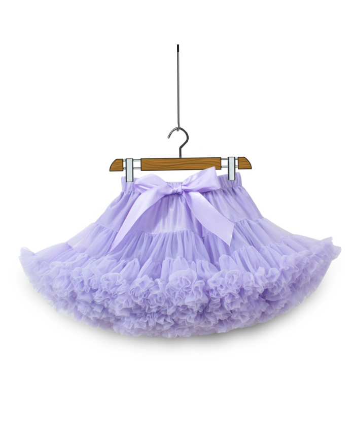 New Half Skirt Children's Skirt Children's Bouffant Skirt Girl's Gauze Skirt  Princess Skirt