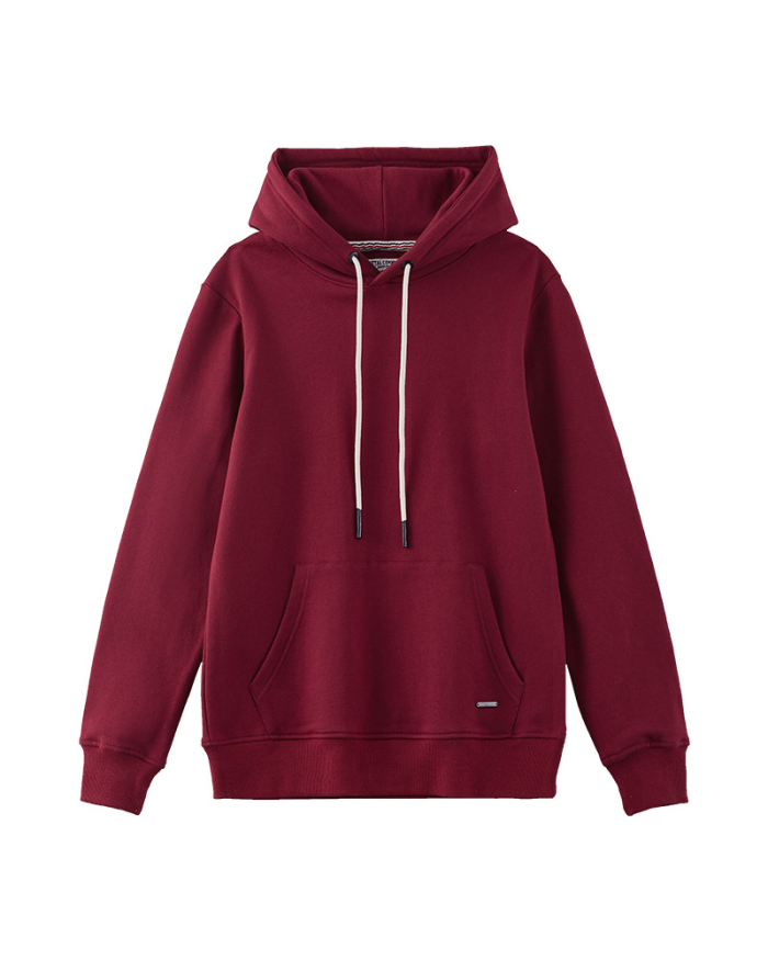 Spring and Autumn American Style Sports Leisure Hooded Solid Color S-XXXL