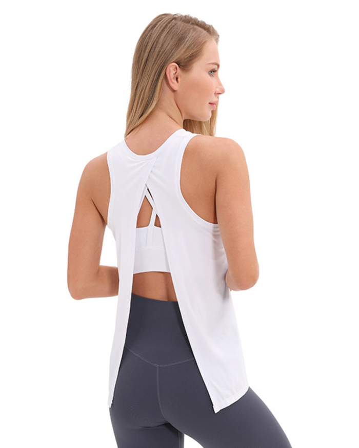 Open Back Fashion Sport Yoga Vest