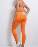 Orange Pants Suit