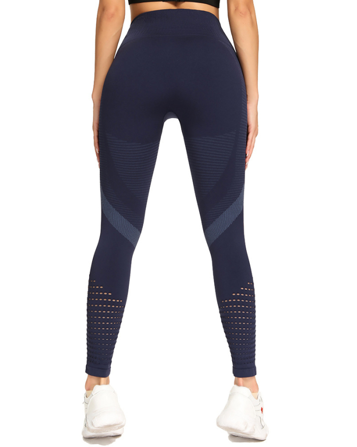 Summer Mesh Breathable High Waist Tight-Fitting Peach Hips Running Fitness Sweatpants S-XL