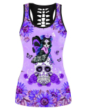 Purple skull vest