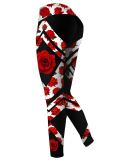 Red rose pants