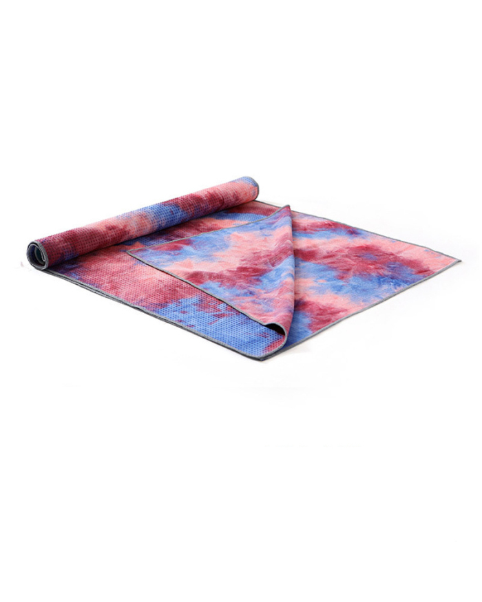 Tie-dye Printed Yoga Blanket