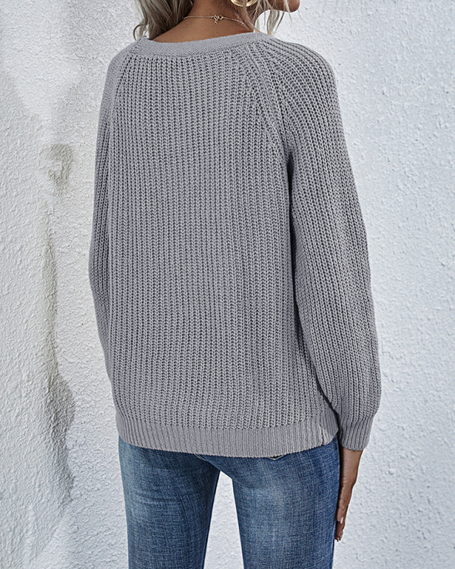 Woman Button-down Sweater Jacket Cardigan 