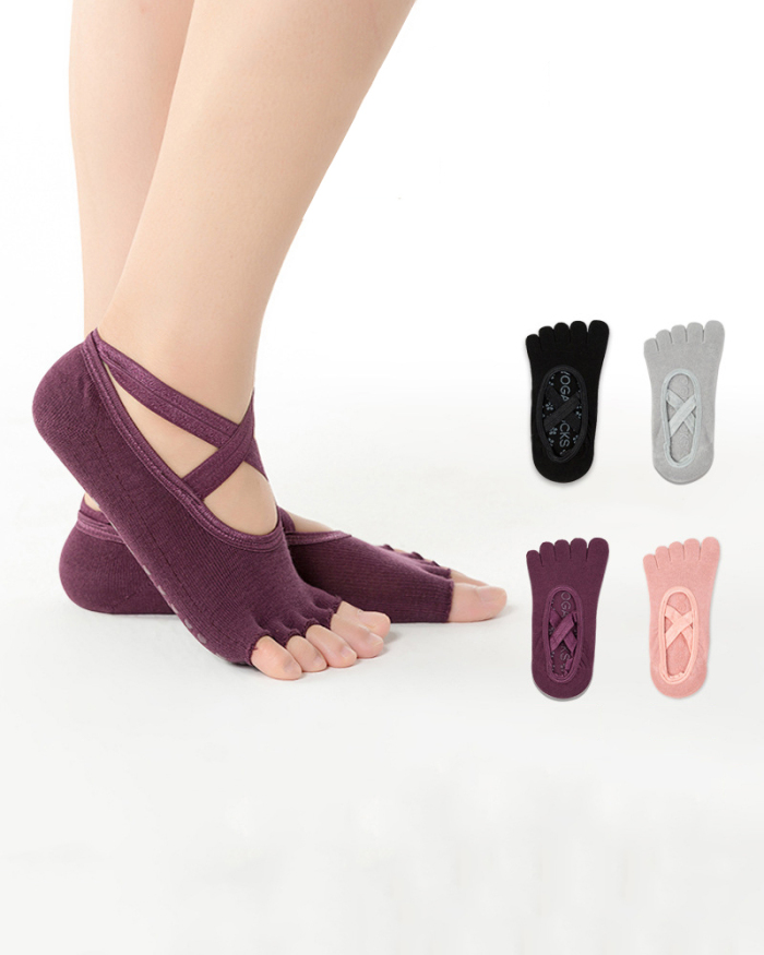 Non-slip Fingerless Yoga socks