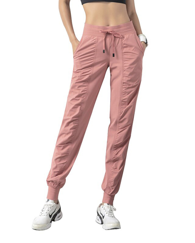 Loose Sports Pants Women Running Yoga Pants Pocket Elastic Waist Fitness Trousers Gym Pants Sport Training Trouser Ladies