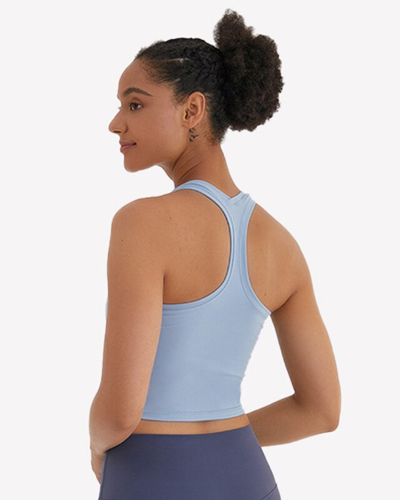 Backless Plus Size Sports Vest Women Yoga Top Sports Shirt Tight-fitting High Elastic Back Fitness Clothing Workout Tank Tops