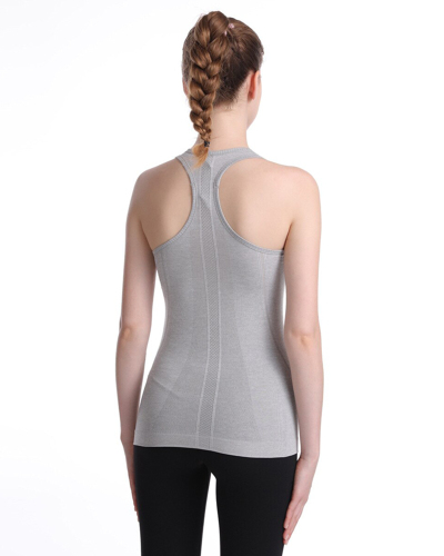 Seamless Yoga Shirts Sports Quick-drying Fitness Suit Top Women Gym Workout Running Training Vest Dry Fit Push-up Tank