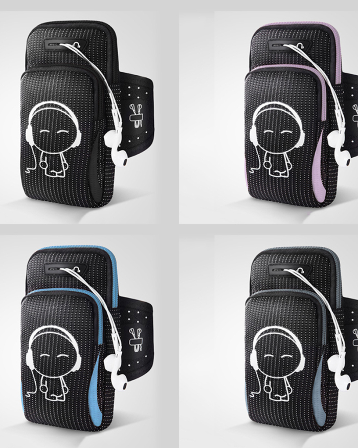 Outdoor Sports Waterproof Running Phone Arm Bag Key Holder