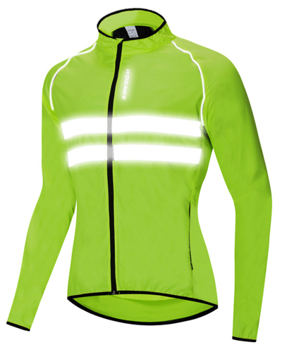 Ultralight Windproof Cycling Jackets Hooded Men Riding Waterproof Cycle Clothing Bike Long Sleeve Jerseys Reflective Wind Coat