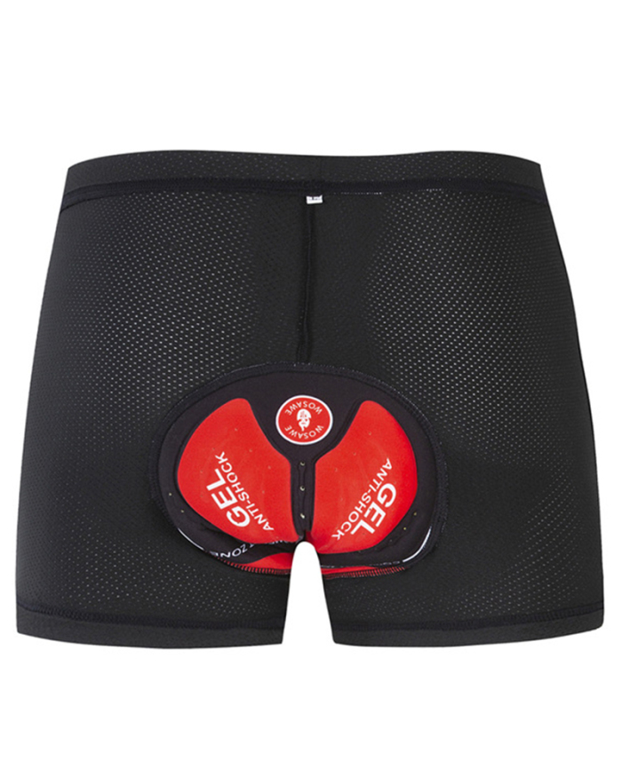 Cycling Shorts Mesh Cycling Underwear 5D Gel Pad Shockproof Cycling Underpant Bicycle Shorts Bike Underwear