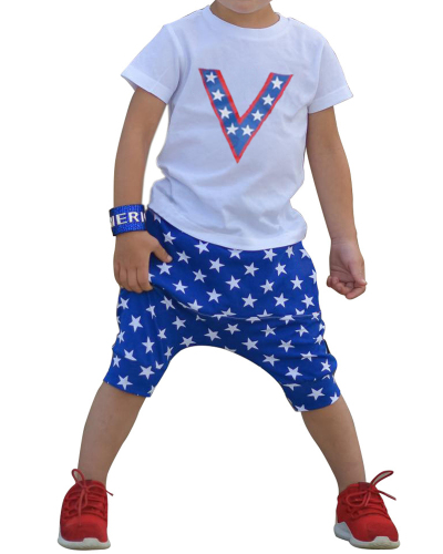 Trendy Kids Print Casual Short Sleeve Two-Piece Set