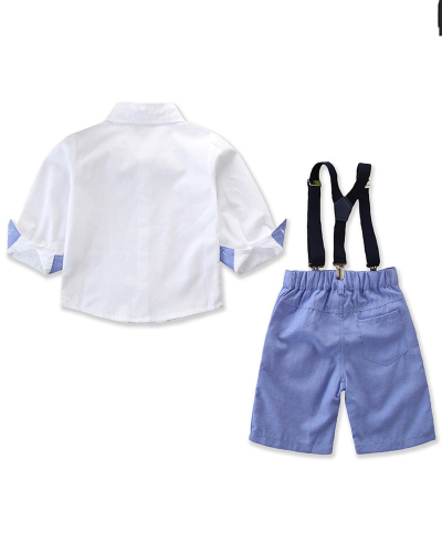 Gentleman Boys Spring Shirt Strap Set