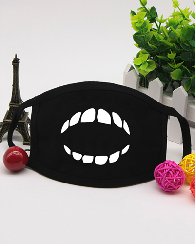 Personalized Teeth Cover Cute Camouflage Cotton Tokyo Ghoul Mask