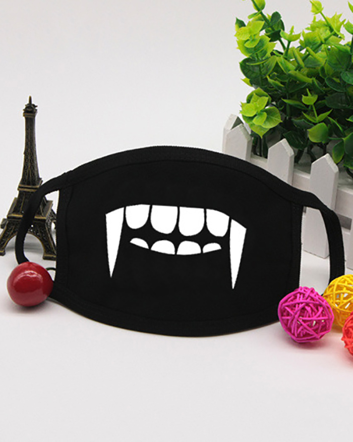 Personalized Teeth Cover Cute Camouflage Cotton Tokyo Ghoul Mask