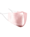 Summer Solid Color Double Layer Three-Dimensional Simulation Silk Washable Sunscreen Mask