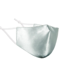 Summer Solid Color Double Layer Three-Dimensional Simulation Silk Washable Sunscreen Mask